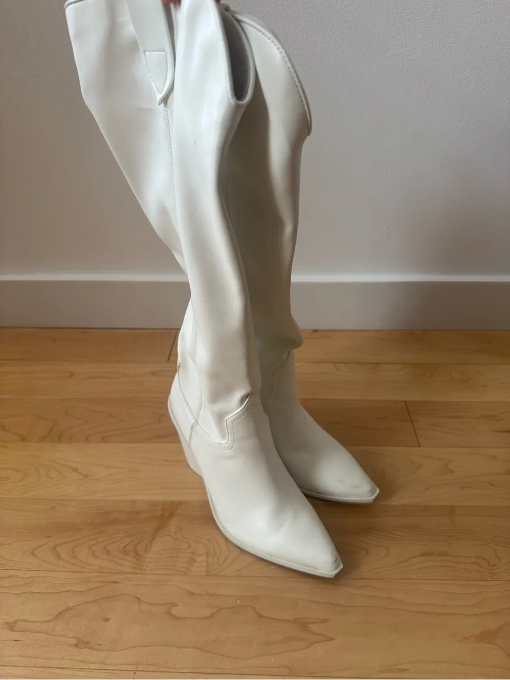 Steve Madden Knee-High Western Block Heel Boots